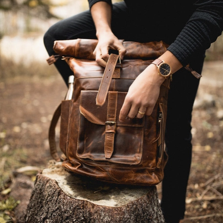 Kobuk Leather Backpack