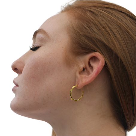 Scalloped Hoops