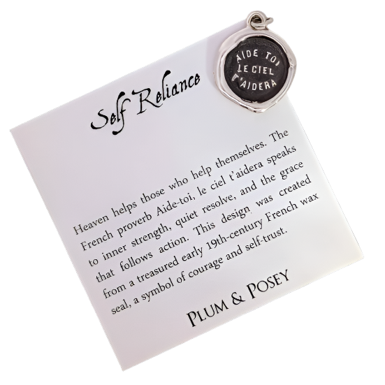Self Reliance Wax Seal Necklace