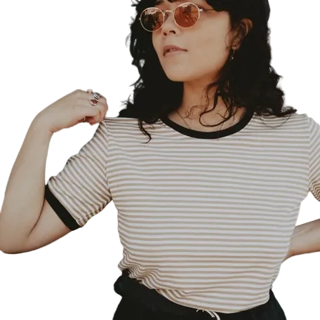 Stripe Ringer Tee