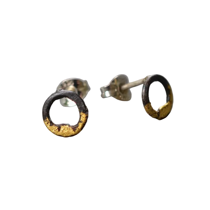 Steel Circle Earrings