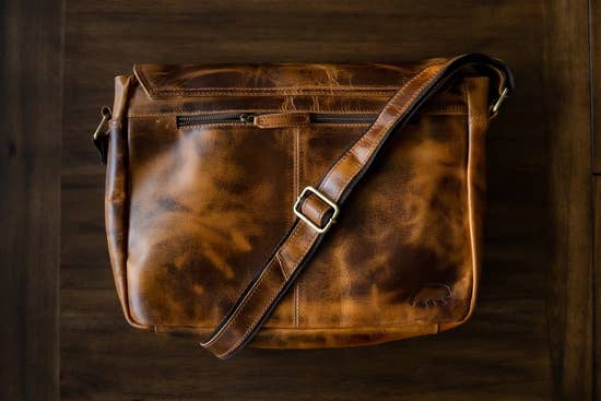 Buffalo Leather Messenger