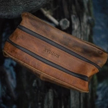 Buffalo Leather Dopp Kit