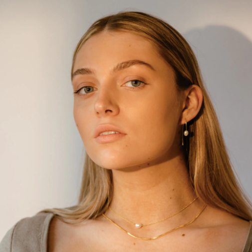 Pearl Arc Earrings