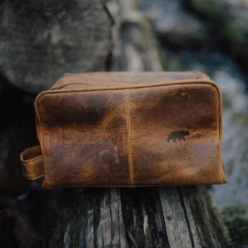 Buffalo Leather Dopp Kit