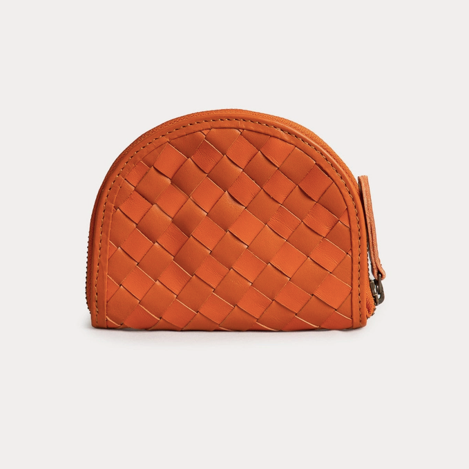 Woven Halfmoon Wallet