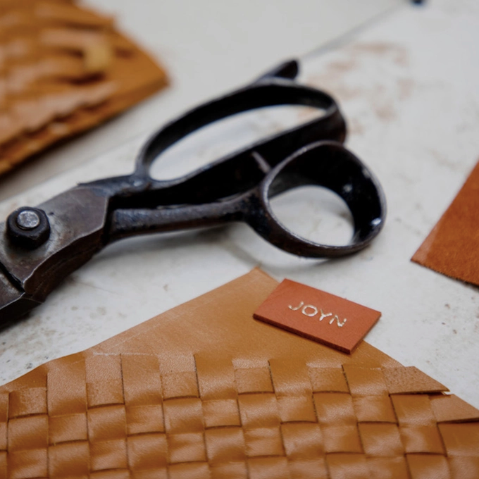 Woven Halfmoon Wallet