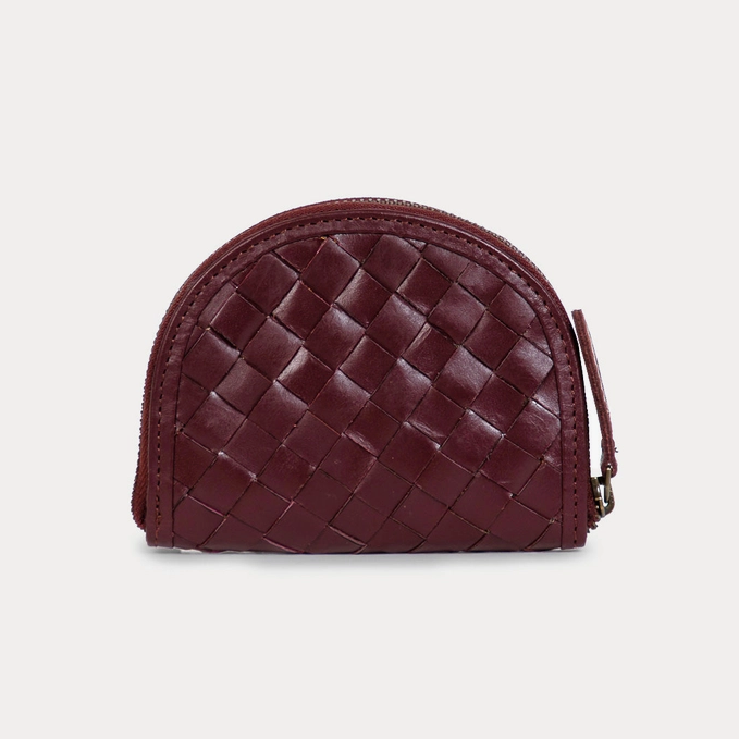 Woven Halfmoon Wallet