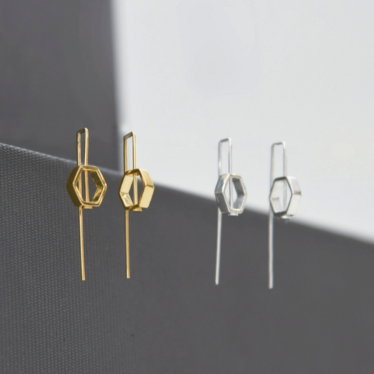 Hexa On The Hoops Earrings