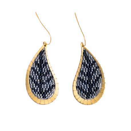 Framed Leaf Earrings