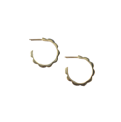 Scalloped Hoops