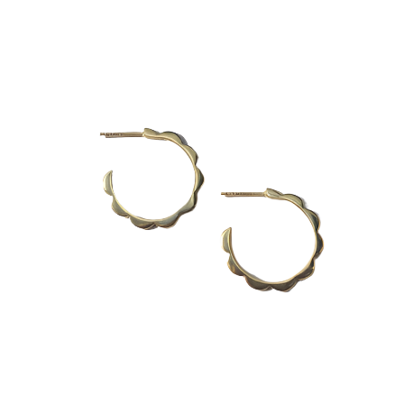 Scalloped Hoops
