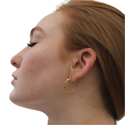 Scalloped Hoops