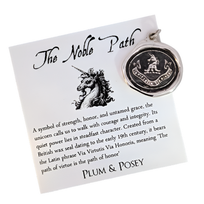 The Noble Path Wax Seal Necklace