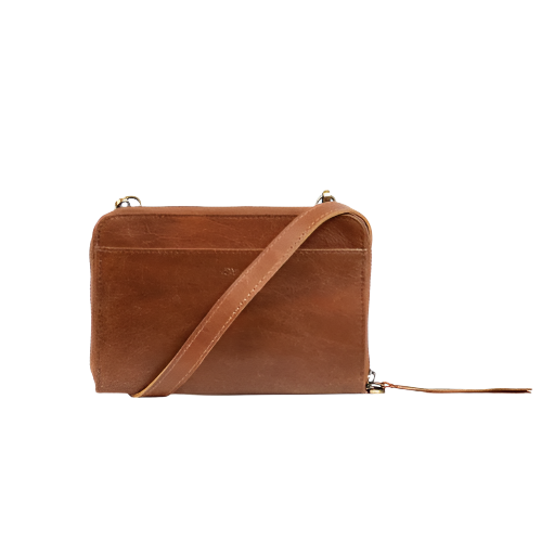Crossbody Leather Wallet