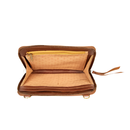 Crossbody Leather Wallet