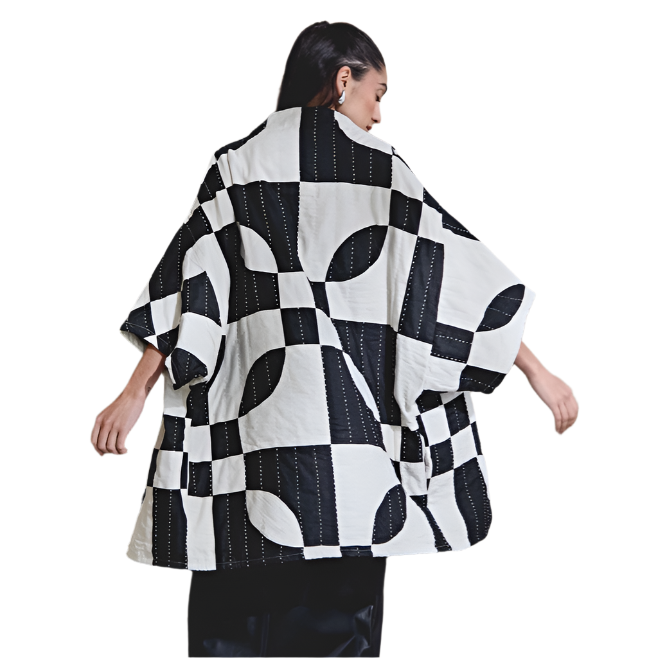 Quilted Cocoon Jacket