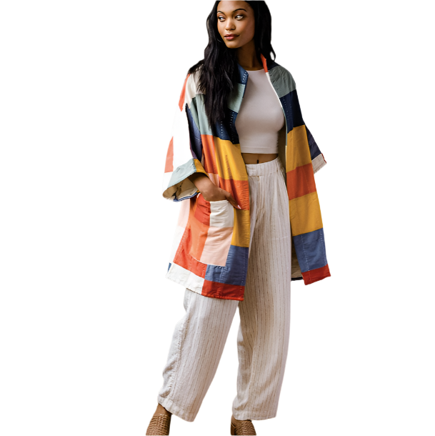 Quilted Cocoon Jacket