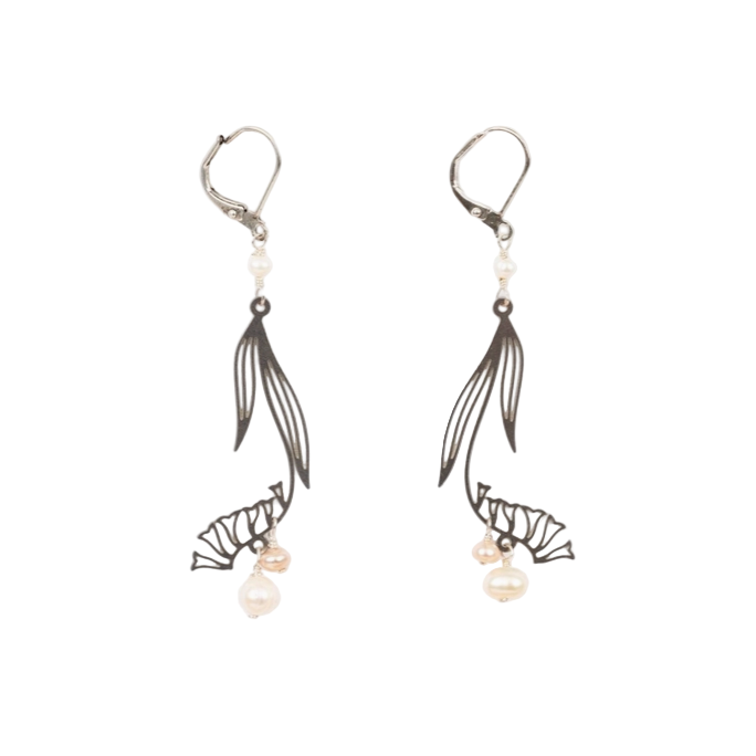 Pearl Blossom Earrings