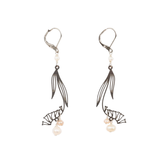 Pearl Blossom Earrings