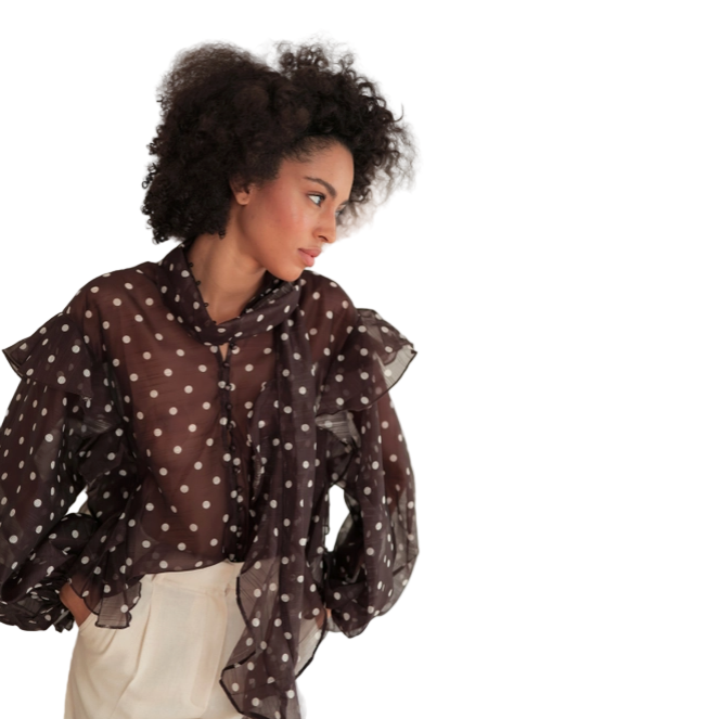 Polka Dot Blouse