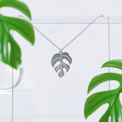 Monstera Necklace