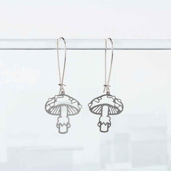Mushroom Earrings