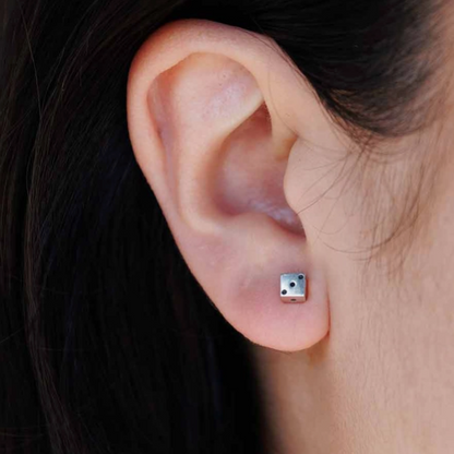 Tiny Dice Earrings