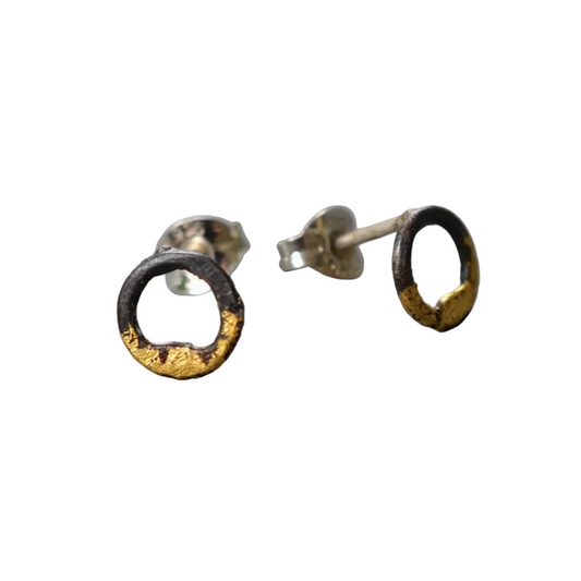 Steel Circle Earrings