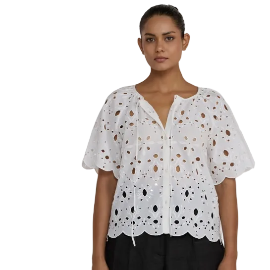 Broaderie Top