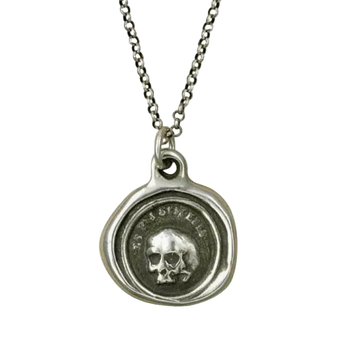 Skull Wax Seal Necklace