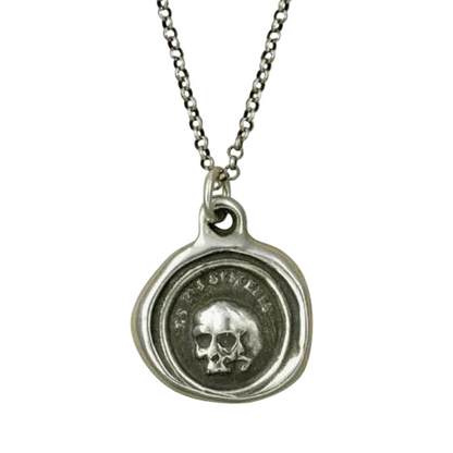 Skull Wax Seal Necklace