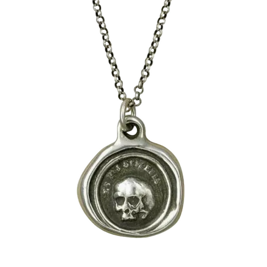 Skull Wax Seal Necklace