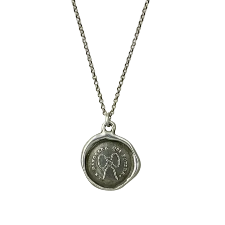 Love Knot Wax Seal Necklace
