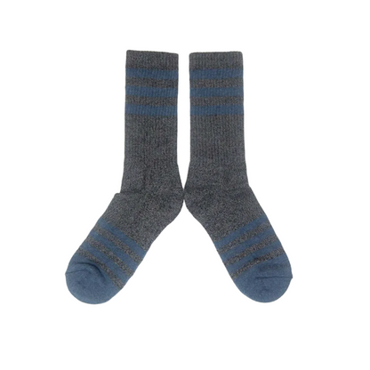 Charcoal Stripes Socks