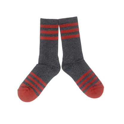 Charcoal Stripes Socks