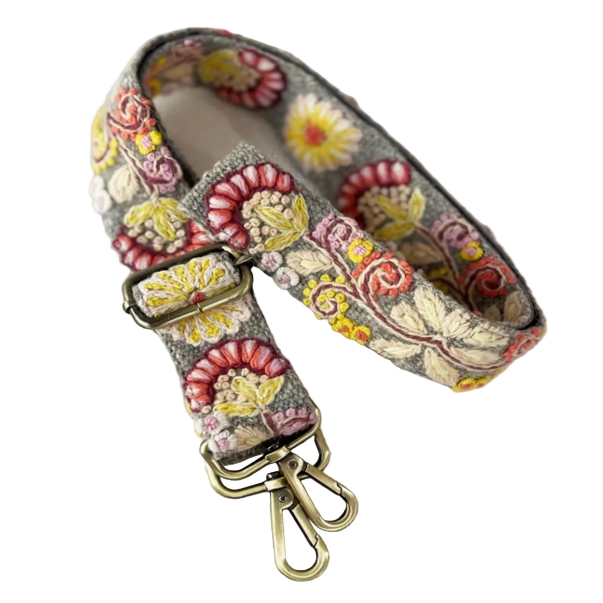 Embroidered Bag Strap