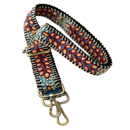 Embroidered Bag Strap