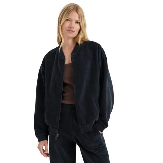 Velour Bomber