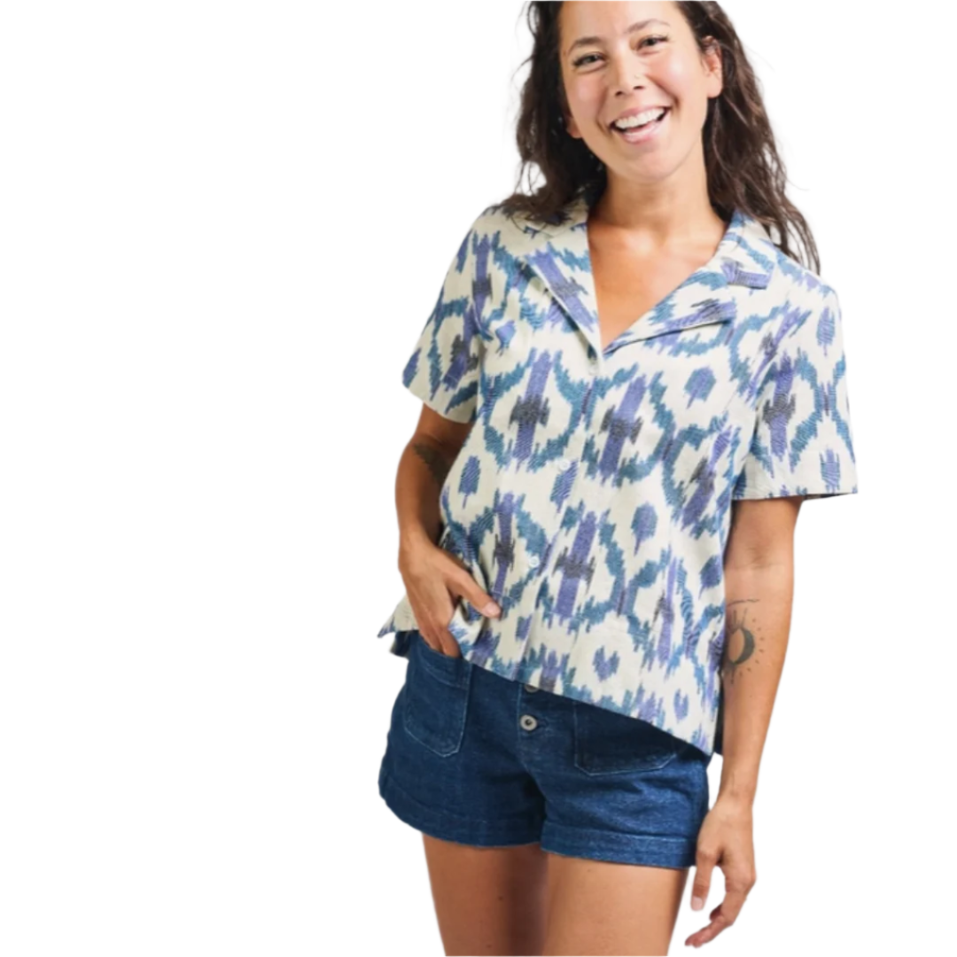 Ikat Camp Shirt