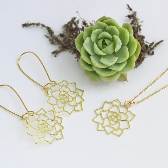 Succulent Earrings