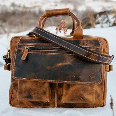Buffalo Leather Pilot Bag