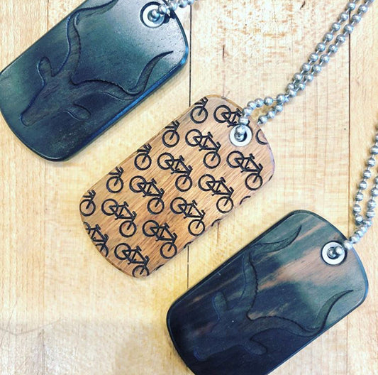 Wooden Dog Tags