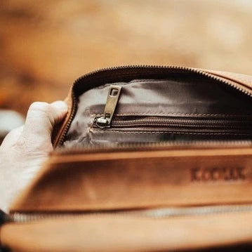Leather Dopp Bag