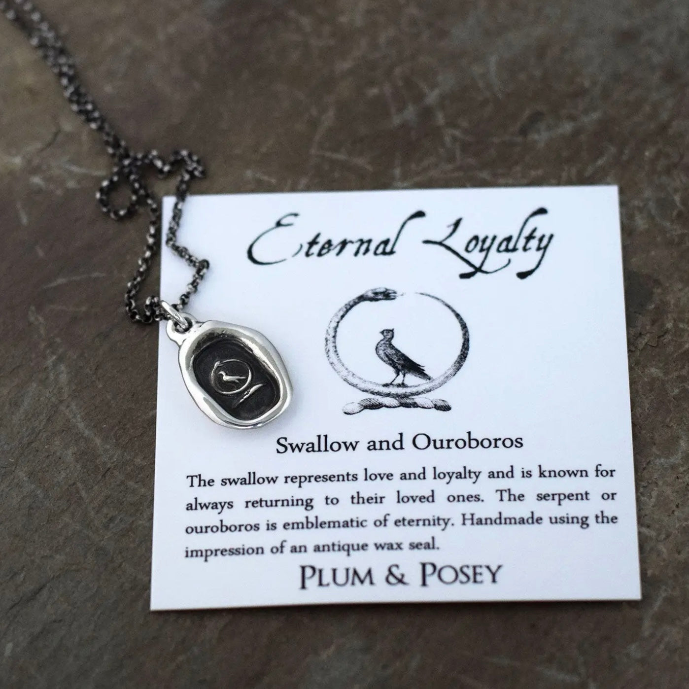 Eternal Loyalty Wax Seal Necklace