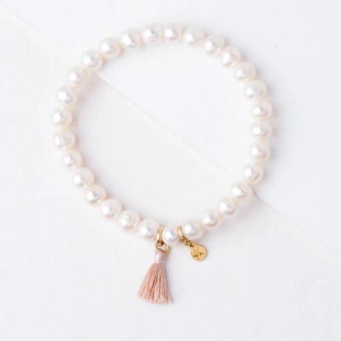 Pearl Bracelet with Tassel