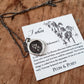 Fuchsia Wax Seal Necklace