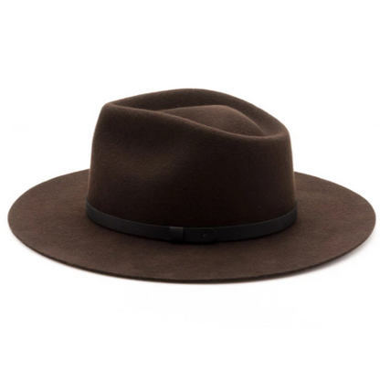 Dylan Fedora in Dark Brown
