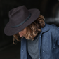 Dylan Fedora in Dark Brown