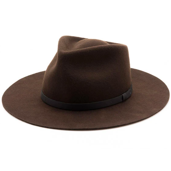 Dylan Fedora in Dark Brown
